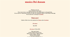 Desktop Screenshot of musica-dei-donum.org
